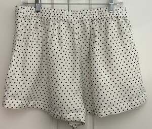 Kate Spade x Target Linen Blend High Waist Polka Dot Shorts Size M
